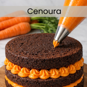 recheio de ganache de cenoura
